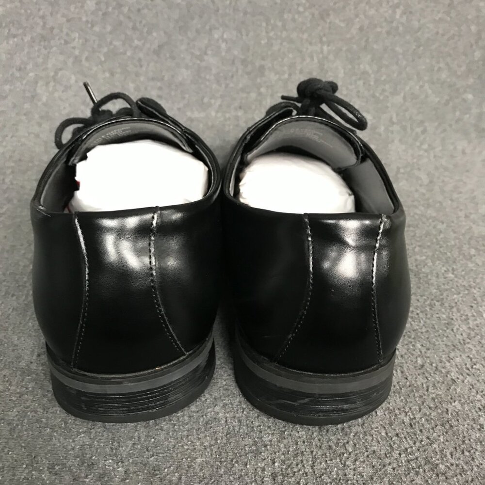 Kenneth Cole Reaction Black Lace Up Moc Toe Settle Oxfords Dress Shoes Mens 11 - Picture 5 of 6